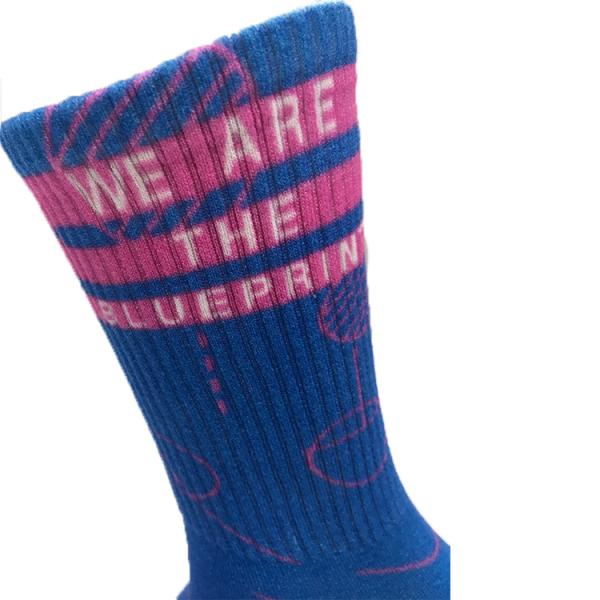 Comfortable Non-slip Custom Printed Socks Casual Sock Type with 18%polyester Fabric