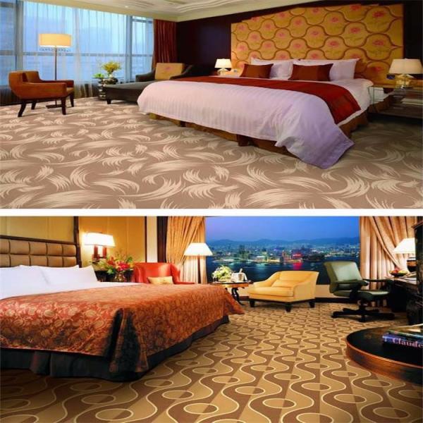 Soft color regular pattern nylon carpet for bedroom