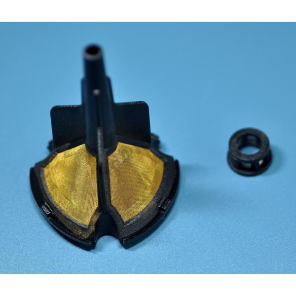 Insert Molding Plastic Truck Fuel Pump Filter Custom Made Inline Diesel Strainer