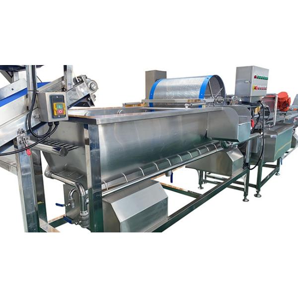 Automatic 4.8kw 1500kg/H Fruit Vegetable Washing Machine