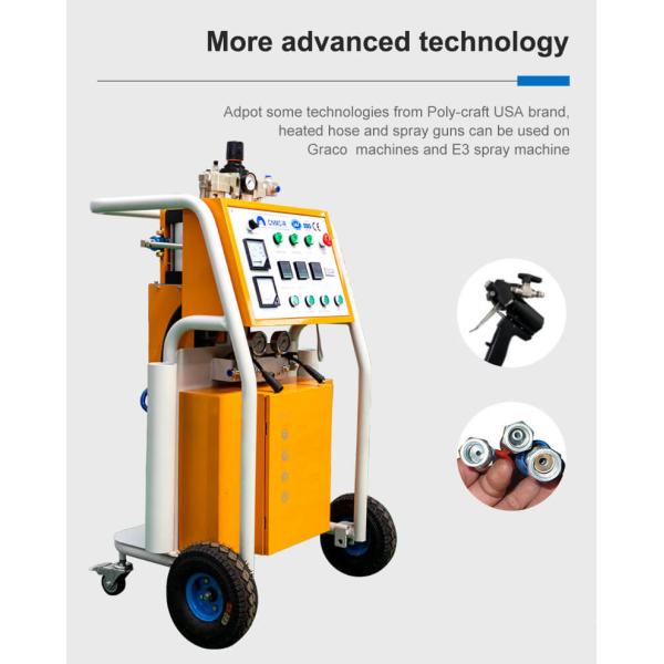 IOS Hydraulic Polyurea Spray Machine Pneumatic Driven CNMC-R