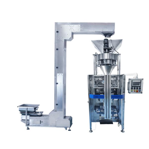 Full Servo Motion Control SS304 Flow Packaging Machine