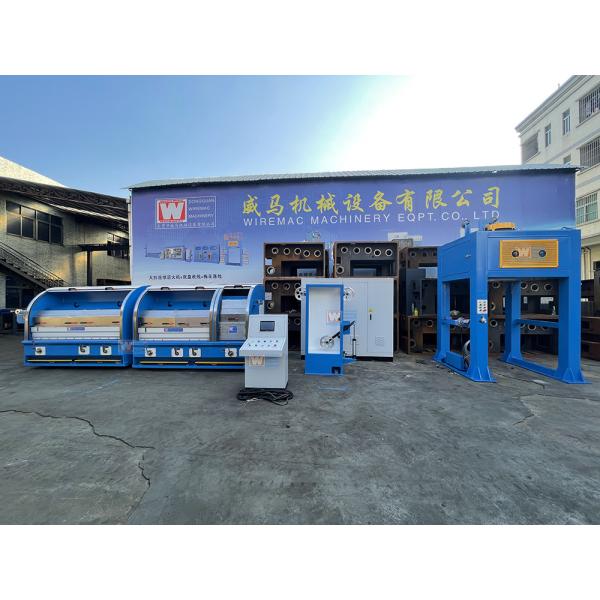 800m/min 8D Copper Rod RBD Machine , 3 Ton/hour Copper Wire Drawing Machine