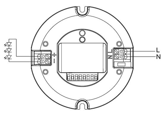 MLC18C-N Integrated Motion Sensor Driver Dimmable 18W LED Driver Non - Isolated