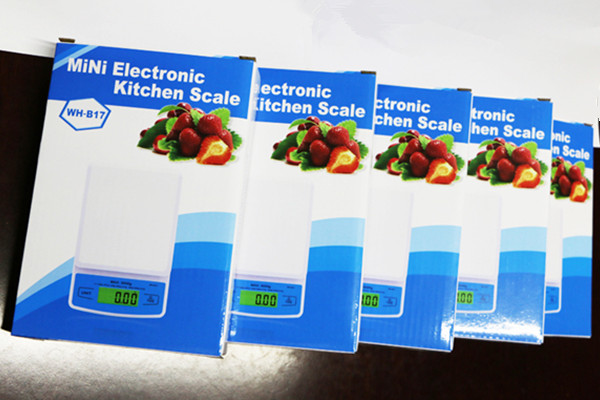 Mini Portable Electronic Kitchen Scales With 42x16MM LCD Display