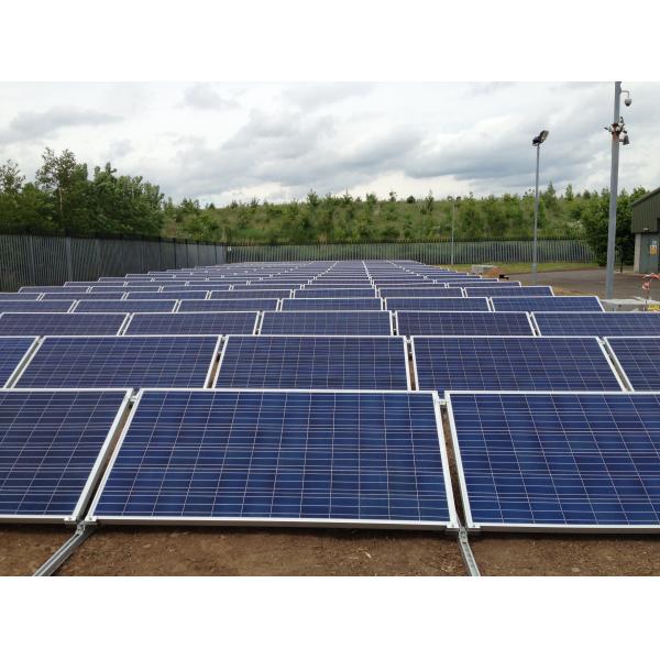 Elevated Rooftop Solar PV Mounting Structure Home Solar Energy System Rust Resistance