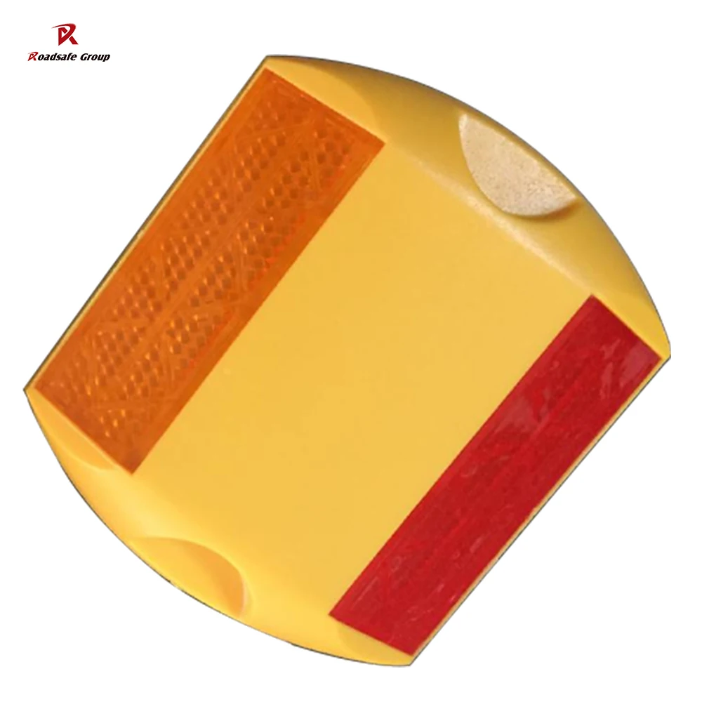 Cat Eye Road Stud with 360° Reflective Angle and 15 Tons Compressive Strength for Highway Safety