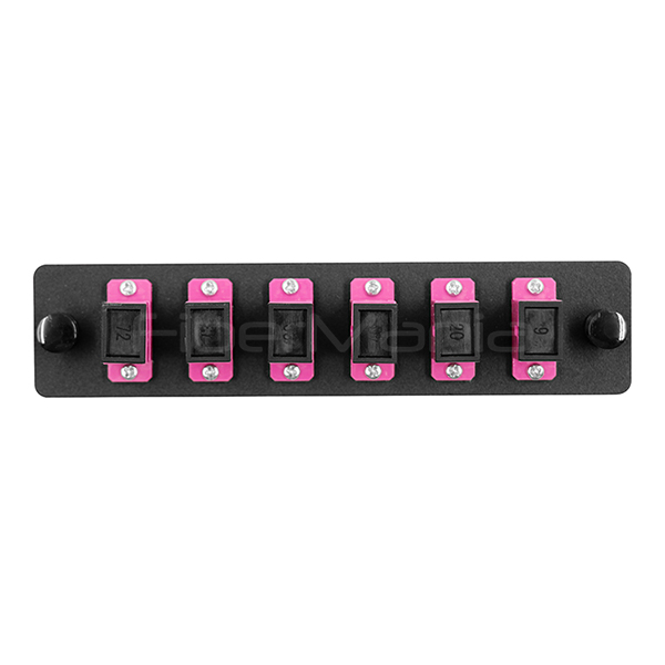 OEM SC Adapter Panel 6 Ports Loaded W/6 SC Single Mode Or Multimode Adapter LGX Patch Panel