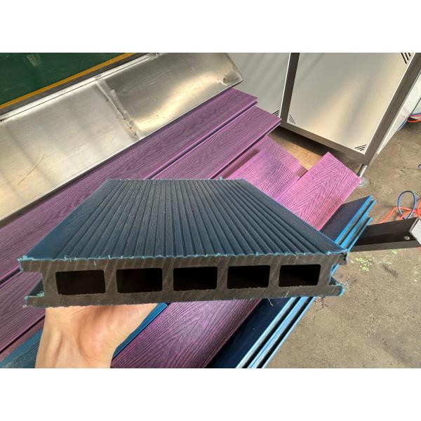 Co Outdoor Wpc Extrusion Line With 3D Embossing