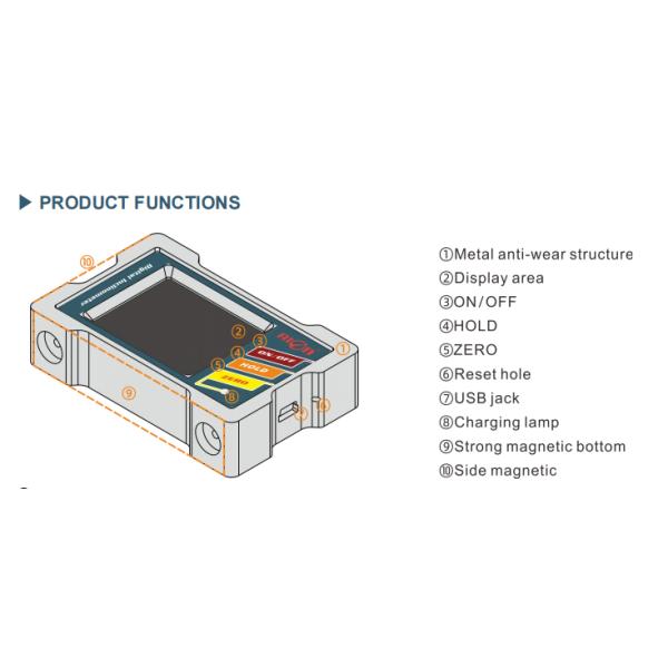 DMI420 2 Axes High Precision Digital Inclinometer 3.7V Full Range