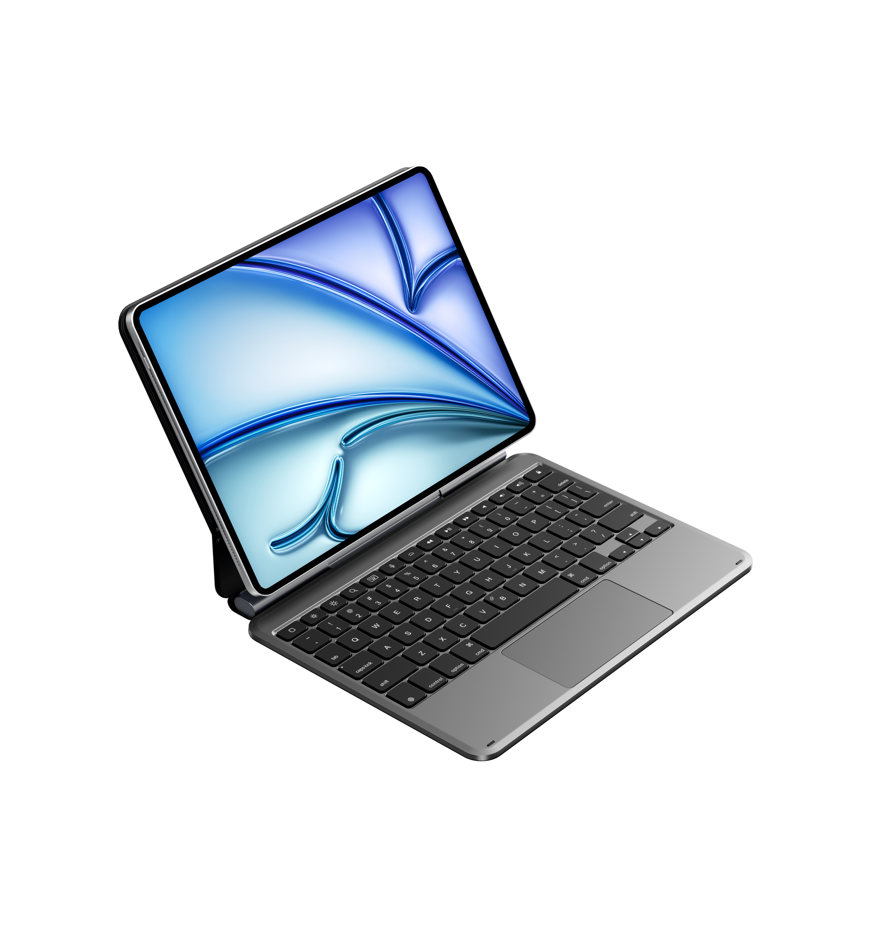 Multi-Functional Magnetic Magic Keyboard Case for iPad 10.9/11 Wireless Bluetooth Floating Cantilever Stand Touchpad Folio Cover