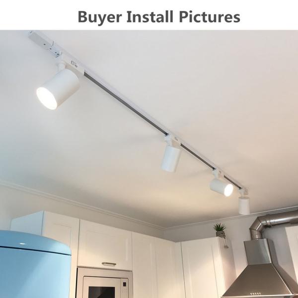 2 Phase LED COB Ceiling Mounted Track Lighting Replace Halogen Lamps AC220V