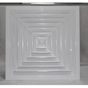 Square ceiling diffuser
