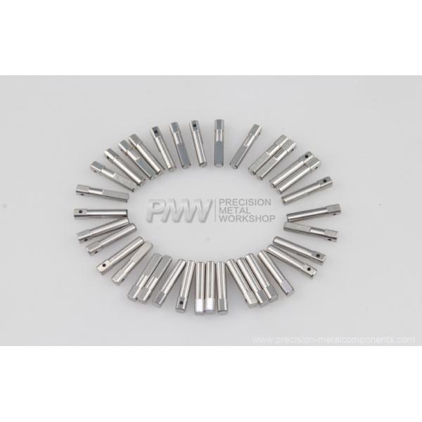 Precision automation components- Shaft left, Material 1.4034+S, hardness HRC50