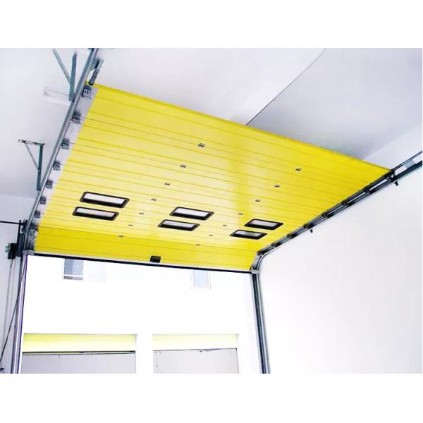 Overhead Sandwitch Insulated Sectional Doors Automatic Vertical Lifting Roll Up Commercial