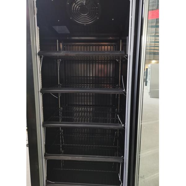 Self Contained Four Door Display Fridge Elegance Black