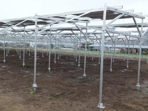 China Adjustable Aluminium Solar Module Mounting System For  Agricultural Canopies and Waterproof Solar Canopies on sale