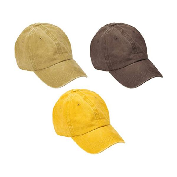Custom Blank 100% Cotton Baseball Cap Without Logo