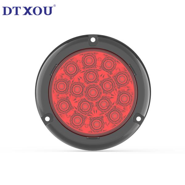 Blue round taillight LED 12V 24V