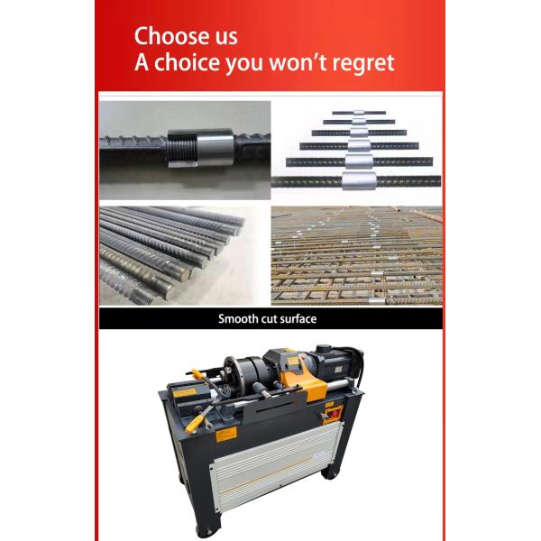 Threading CDRG45 Automatic Steel Rebar Thread Rolling Machine for Structural Projects in Construction Projects