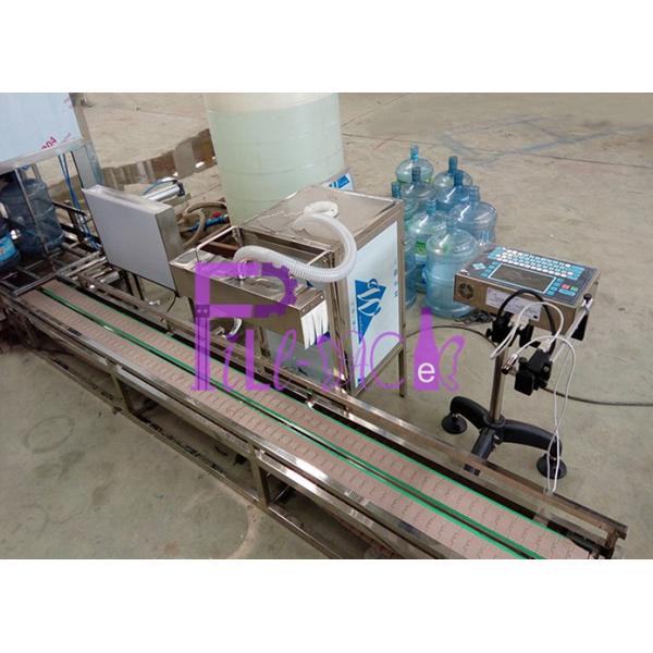 200BPH Automatic 5 Gallon Filling Machine Line With Cap Lifter