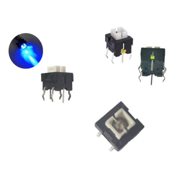 RoHS Compliant IP40 Momentary LED Tact Switch