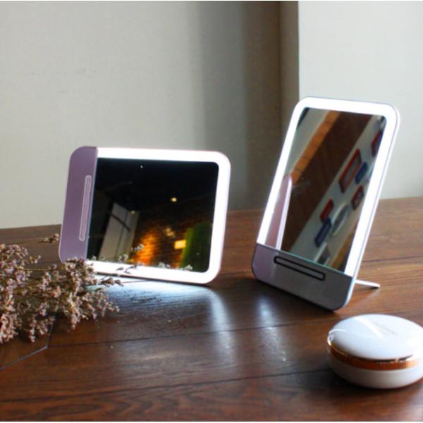 Portable Touchpad Lighted Make Up Mirror With 29 Energy - Saving SMD LED
