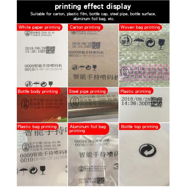 LL-790 Portable Quick Dry Ink Hand Jet Held Inkjet Printer with Semi-automatic Grade