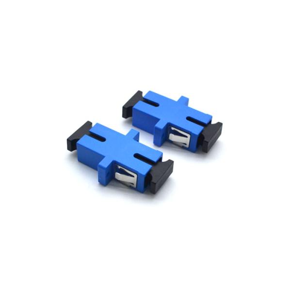 Simplex ST Fiber Optic Adapter Blue SM / MM Single Mode With High Return Loss