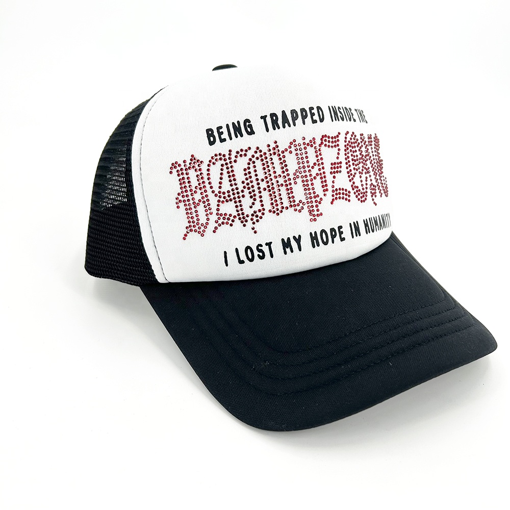 Printing Foam Custom Embroidery Trucker Hats Snapback Cap Breathable Structured Cap