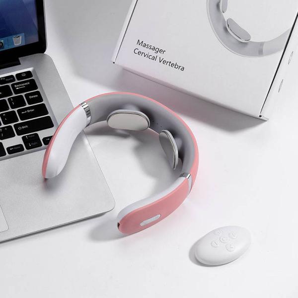 Wireless Mini Electric Neck Massager with Intelligent Remote Control and Customized Massage Options