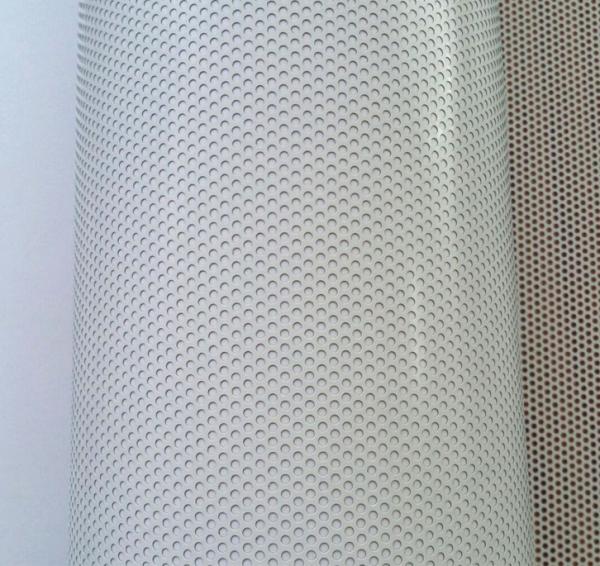 Outdoor One Way Perforated Vinyl , Heat - Resistant One Direction Window Film Roll