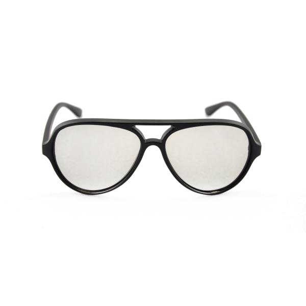 Durable 3D Passive Linear Polarized Glsses Matt Black Frame For Cinema