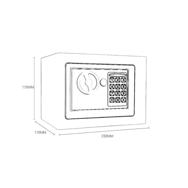 Deposit Mini Door Electronic Password Safe Box