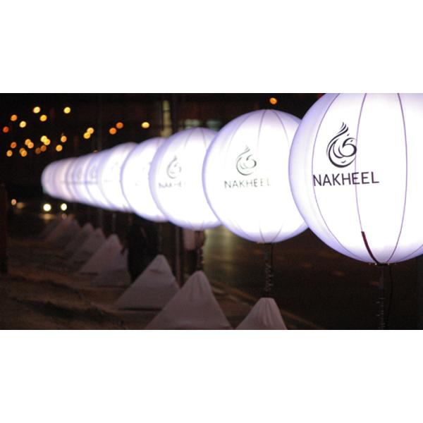 2000W Inflatable Led Light With Halogen Lamp , Moon Inflatable Led Balloon Lights