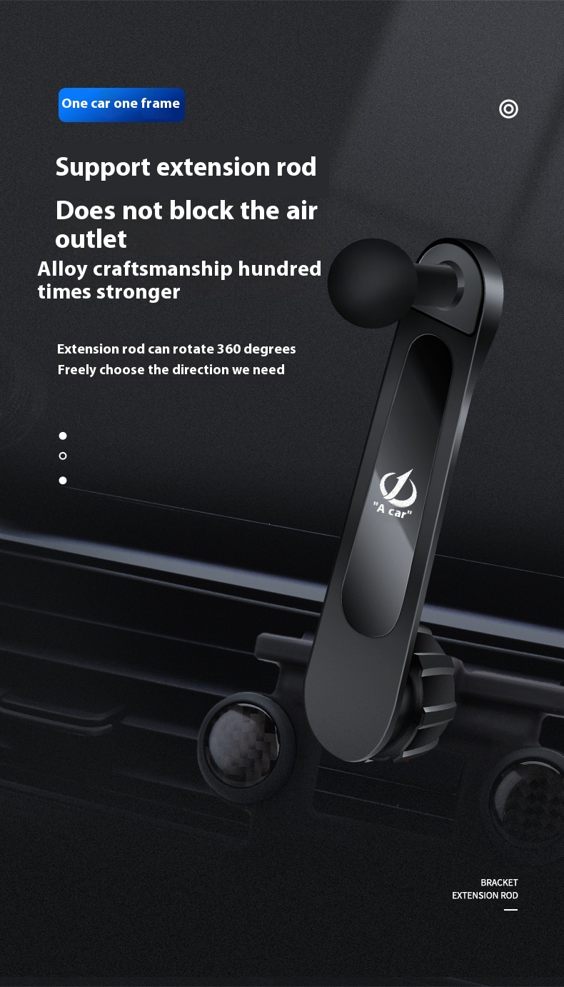 For Custom Processing Universal 360-Degree Rotating 17mm Ball Head Navigation Bracket for Car Mobile Phones Universal Car Holder