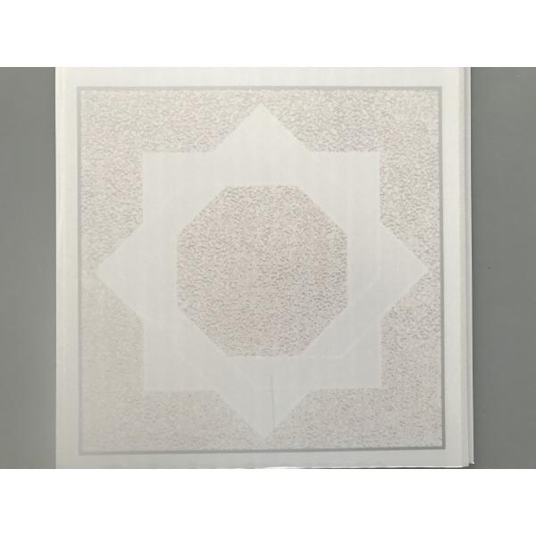 300mm transferred printing pvc ceiling panel Pointed Star Decorative Cladding Panels Decorative Wall Panels For Kitchen