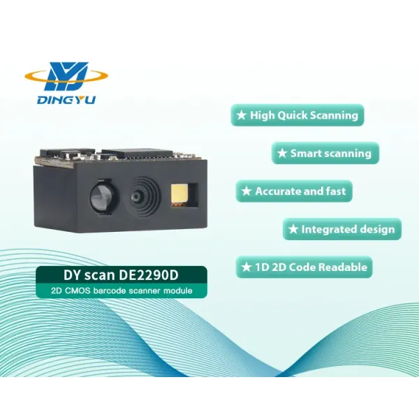 Compact 1D 2D Barcode Scanner Module with Global Shutter and 21.35mm L *15.50mm W * 11.40mm H Dimensions
