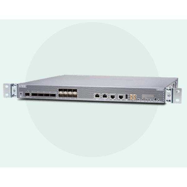 Juniper MX204 Universal Routing Platform with System 400 Gbps capacity and Four-post rack