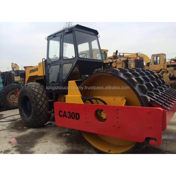 30% Grade Ability Used Dynapac CA301D Road Rollers for Construction Needs