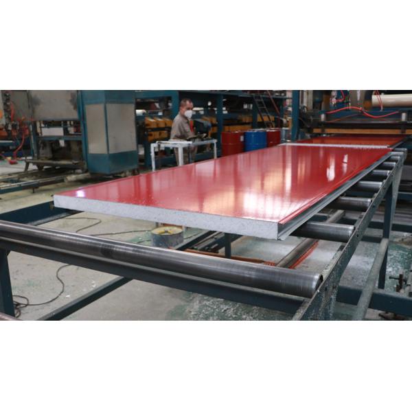 Eco-friendly Energy Saving Lightweight Partition Wall Panel EPS Sandwich Panel With Red Color