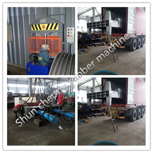 Single Knife Hydraulic Rubber Bale Cutter