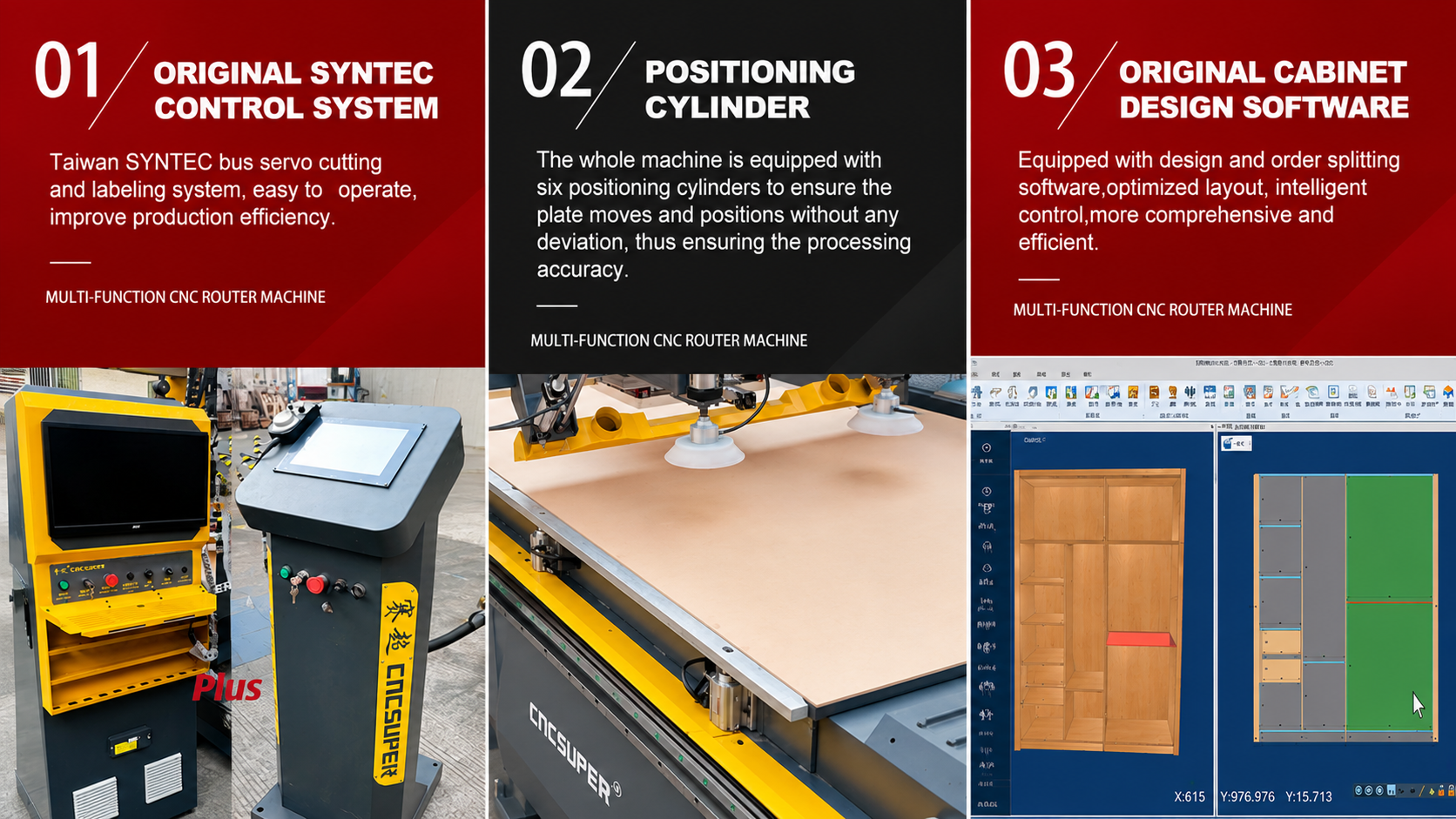 ATC CNC Nesting Router For Cabinet Furniture Panel Processing