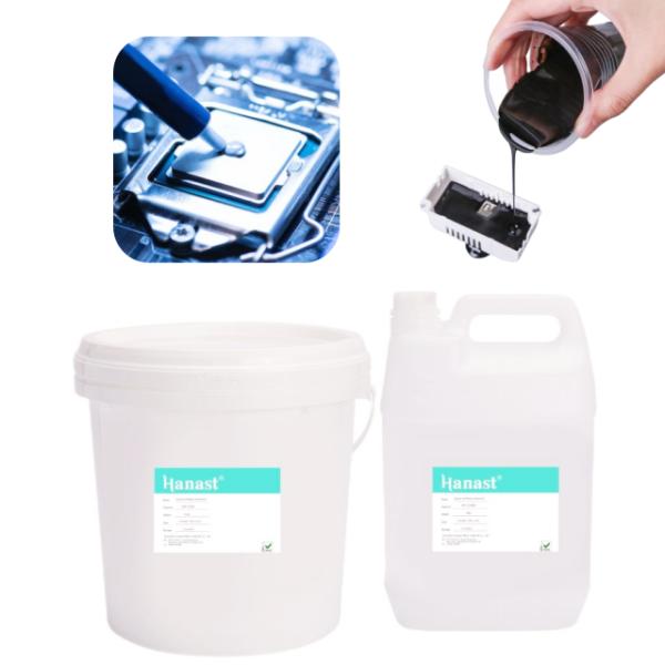 Sealing Insulation Thermally Conductive Epoxy Potting Compound Liquid Clear Silicone