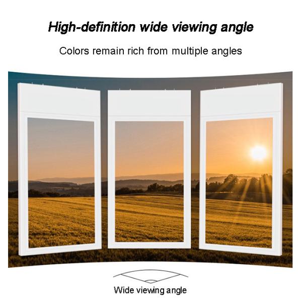 49 inch Hanging Wall Mounted Hd Screen Interactive Window Display Lcd Advertising Display for Restaurant Coffee Shop