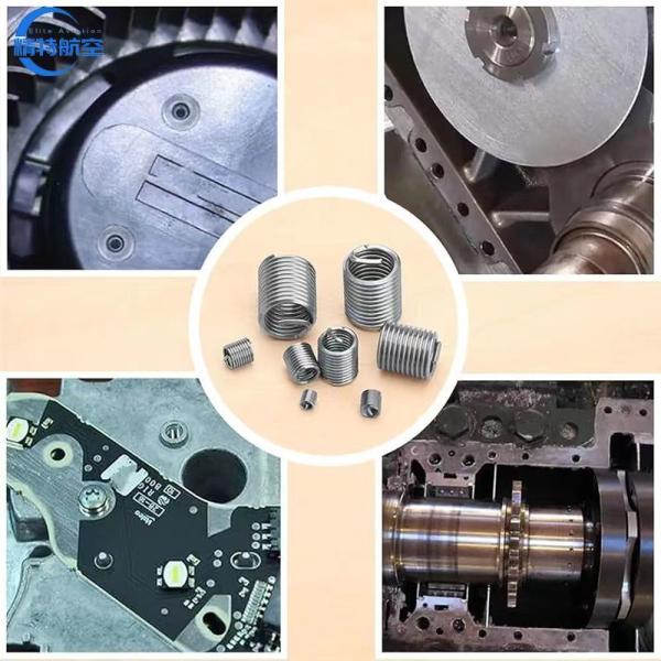 Precision Tangless Industrial Screw Thread Inserts for Thread Maintenance Samples and Right Rotation