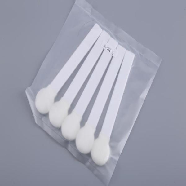 Disposable Rigid Handle Foam Tip Swabs with High Absorption and Solvent Compatibility