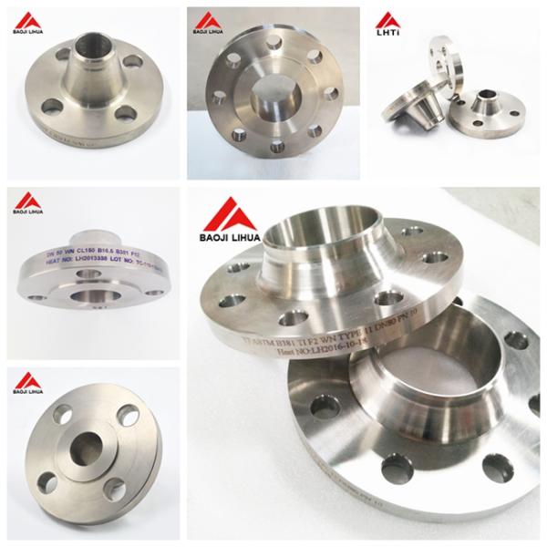 WN Gr2 Titanium Flange , Welding Neck Flange DN10-DN600 RF Surface
