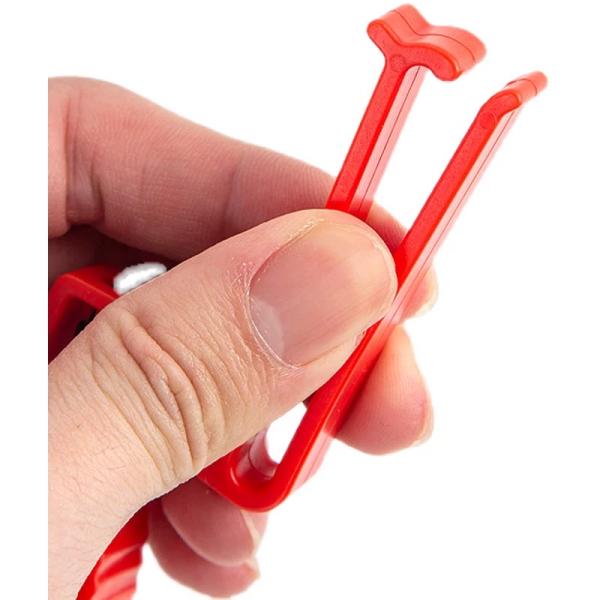 Multi-Color Custom Logo Plastic Glove Clips for Labor Work Safety Interlock Clips