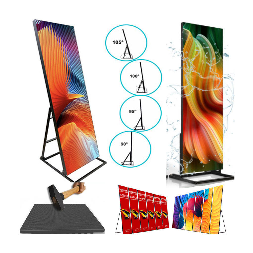 New LED poster display/ultra light poster LED screen